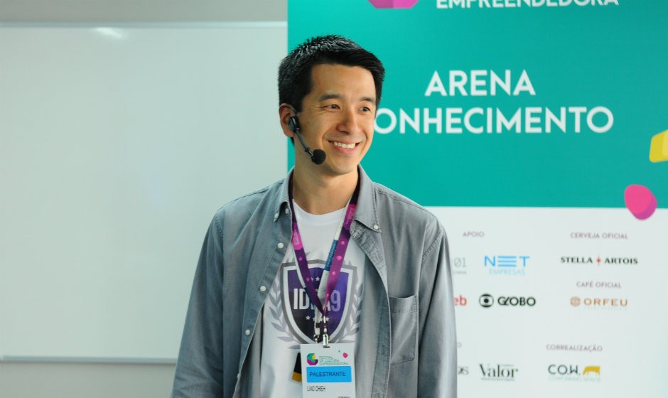 Liao Yu Chieh, fundador da Idea9, no Festival de Cultura Empreendedora (Foto: Rafael Jota)