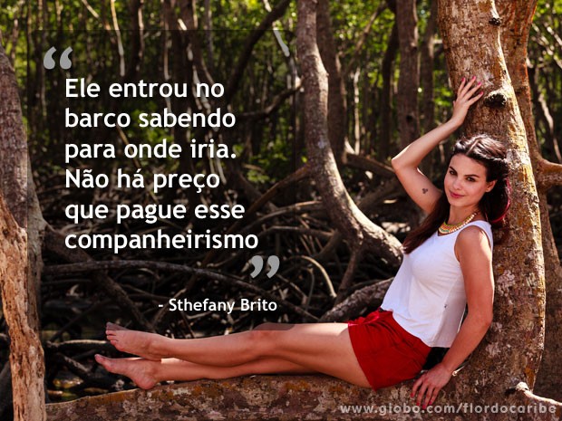 Sthefany Brito (Foto: Flor do Caribe / TV Globo)