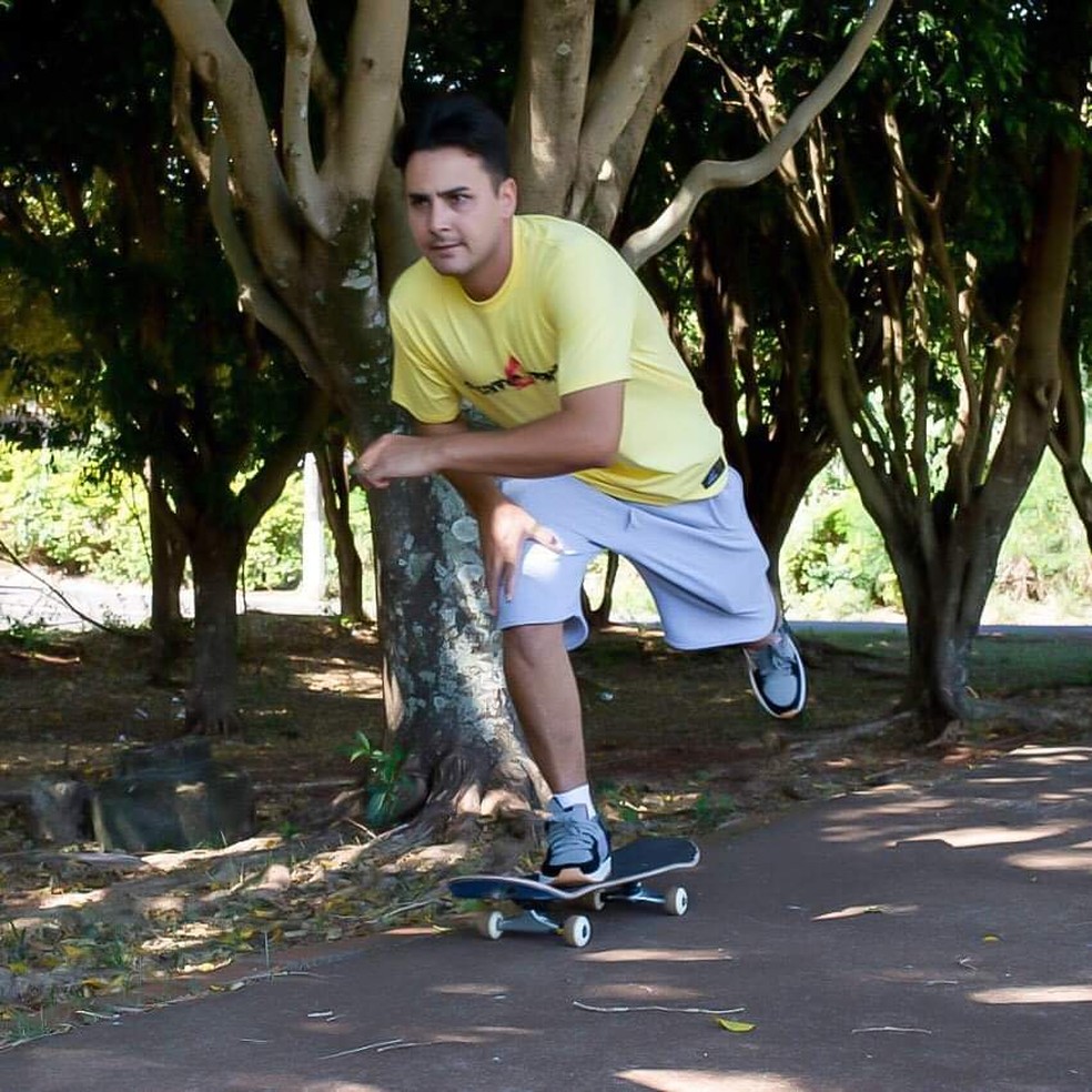 Policial Edson Munis fala sobre como o skate foi uma ferramenta de transformação para os jovens — Foto: Arquivo Pessoal