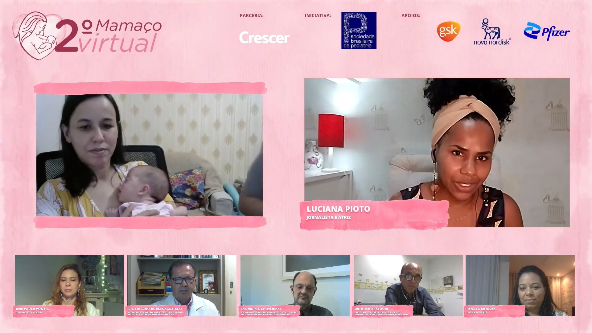 Luciana Pioto compartilhou suas experiências com a amamentação da pequena Serena, de 4 meses (Foto: CRESCER)