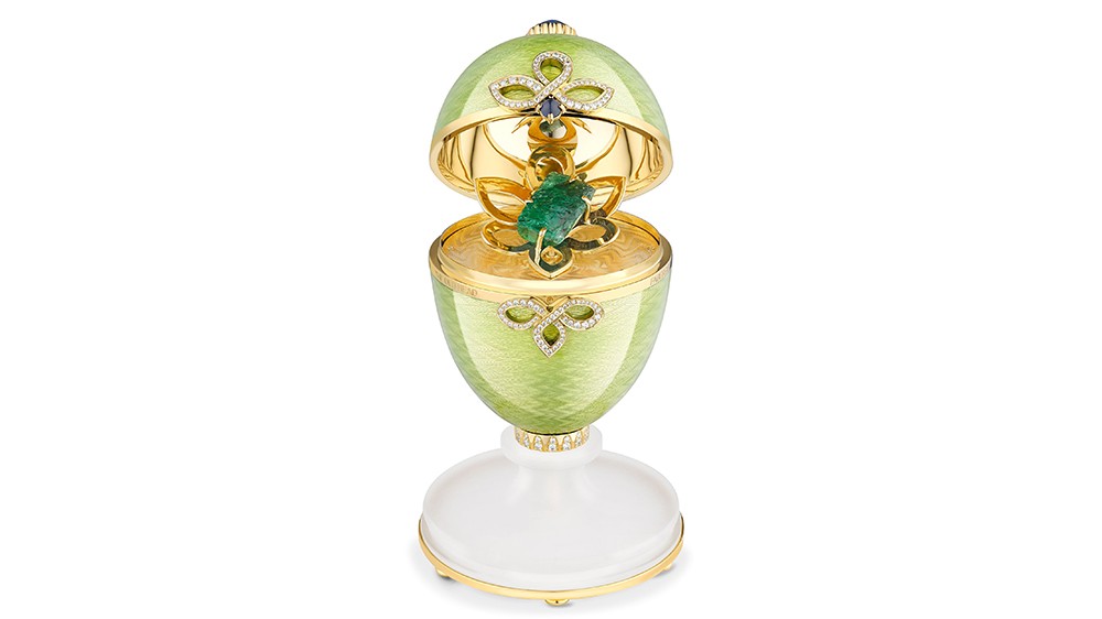 Ovo Fabergé da coleção “Emerald Isle” (Foto: Divulgação)