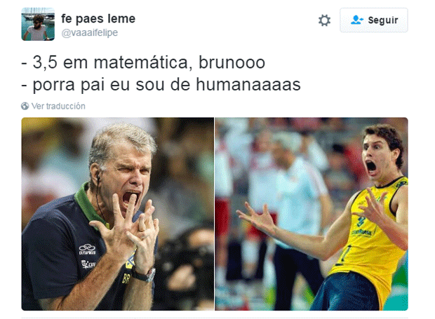 Bernardinho e Bruninho (Foto: Reprodução/Twitter)