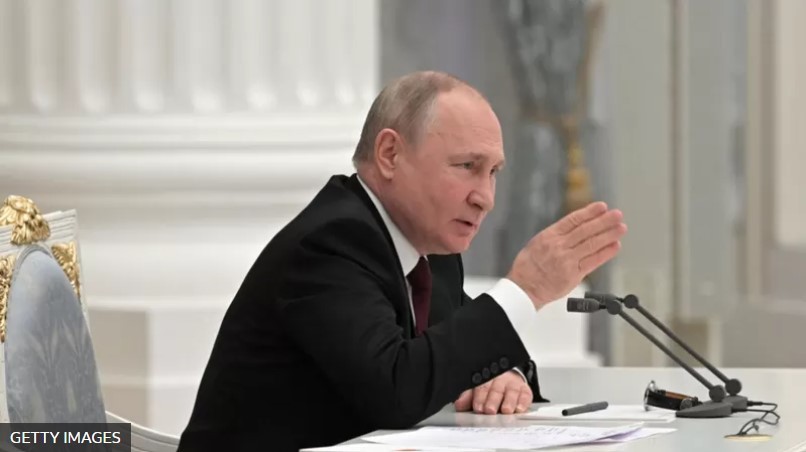 O presidente russo, Vladimir Putin, ordenou na semana passada a invasão da Ucrânia (Foto: Getty Images)