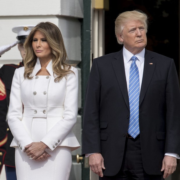 Melania e Donald Trump: casamento cheio de tensão (Foto: Getty Images)