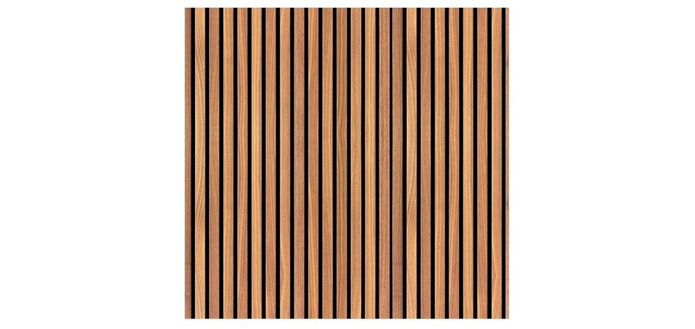 O papel de parede ripado de madeira promete texturas em alta resolução (Foto: Reprodução / Amazon)