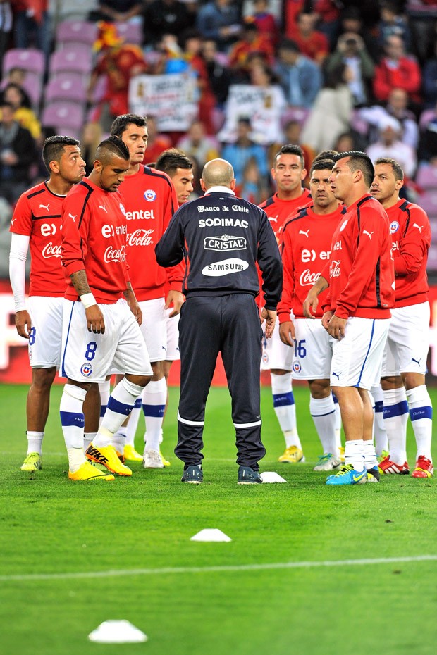 A seleção do Chile é uma das que ainda lutam por vaga na Copa de 2014 (Foto: Getty Images)