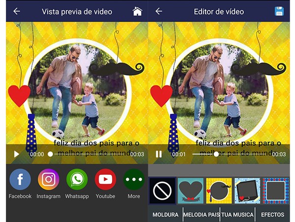 Frases De Dia Dos Pais 6 Apps Com Mensagens Para Enviar No Whatsapp Redes Sociais Techtudo