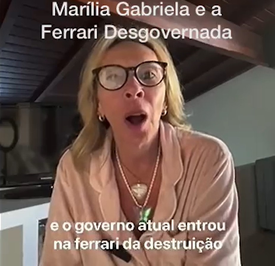 Bolsonaristas mentem ao dizer que mulher do vídeo é Marília Gabriela