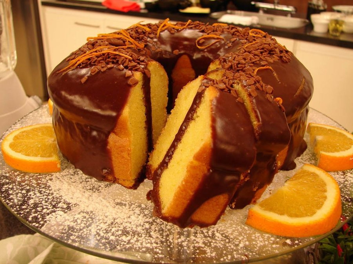 Bolo De Laranja Com Chocolate Receitas Gshow Gshow 3845