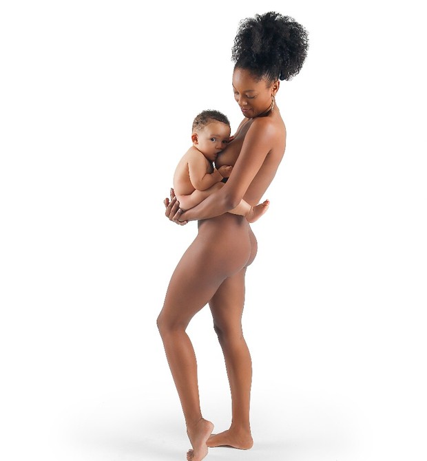 Negra Li posa com o filho Noah, de 9 meses (Foto: Rachel Guedes)