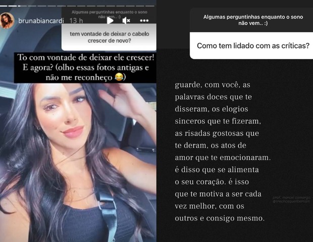  Bruna Biancardi responde a seguidores (Foto: Reprodução/Instagram)