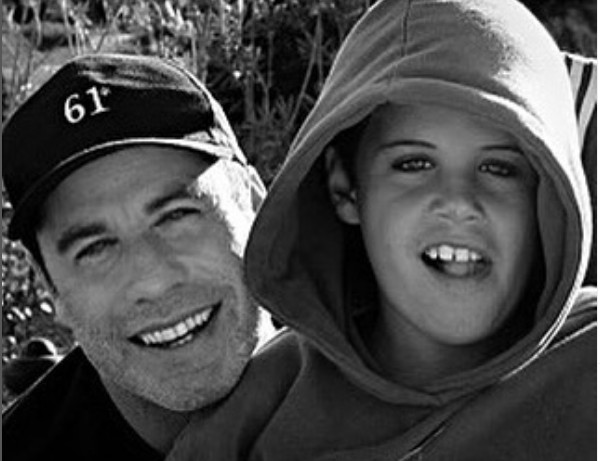 A foto compartilhada por John Travolta em homenagem ao filho que morreu em 2009 (Foto: Instagram)
