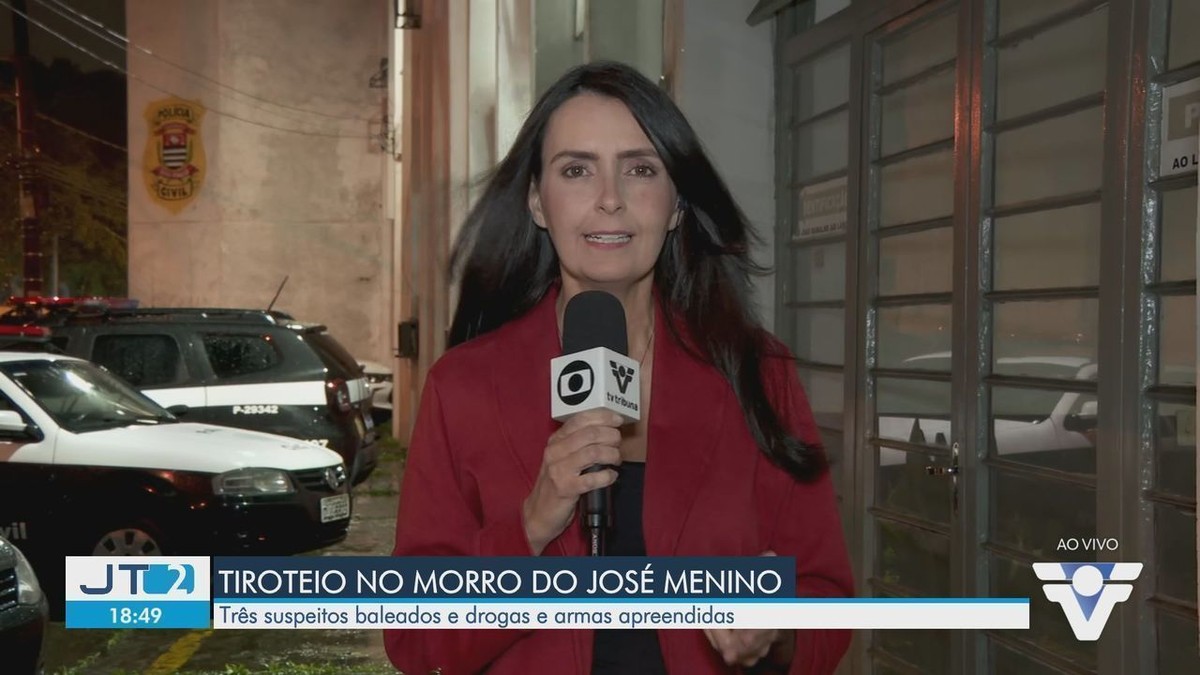 Repórter da TV Tribuna desmaia ao vivo durante telejornal; jornalista passa  bem | Santos e Região | G1