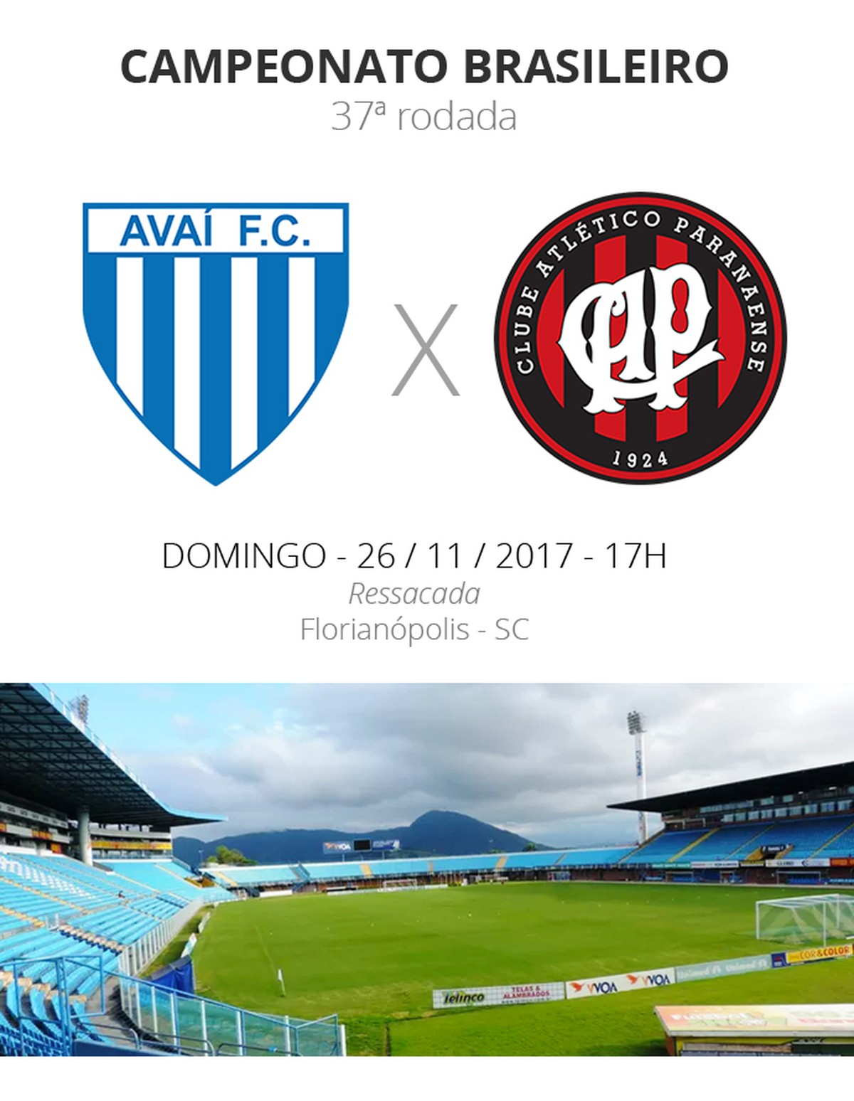 Rodada #37: tudo o que você precisa saber sobre Avaí e Atlético-PR ...