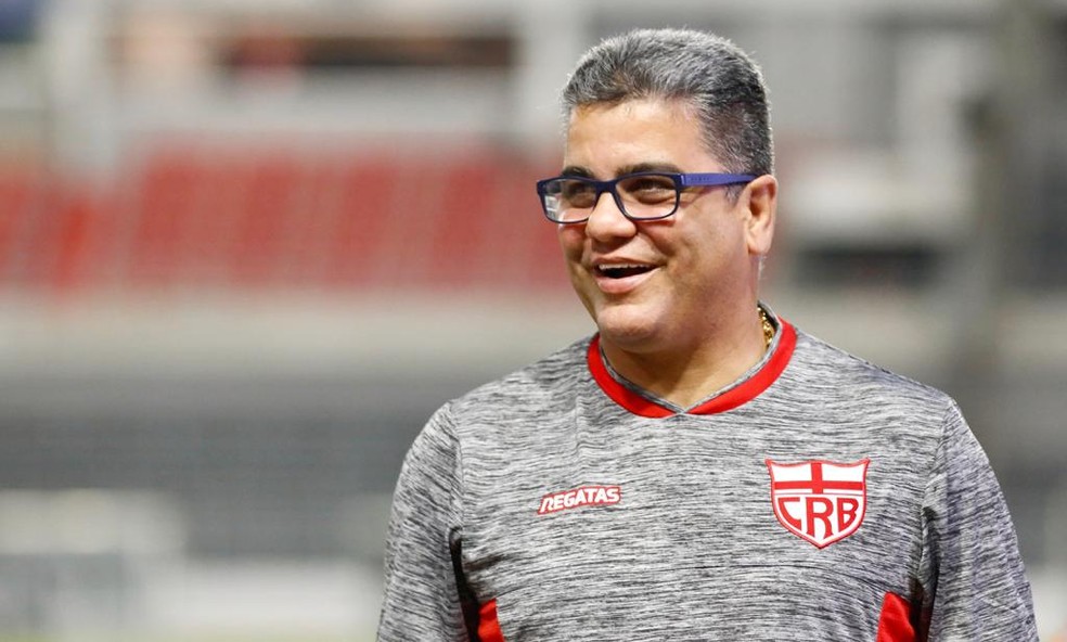 Marcelo revela desejo de manter boa base do CRB — Foto: Felipe Nayland/ Gazeta de Alagoas