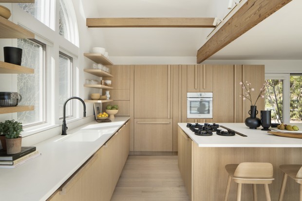 Décor do dia: cozinha aberta com inspiração escandinava  (Foto:  Alice Gao)