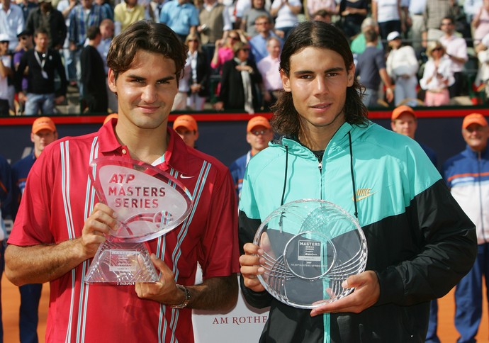 Federer x Nadal - Hamburgo 2007 tenis (Foto: Getty Images)