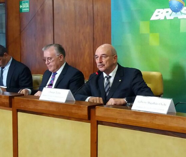 Ministro Osmar Terra deu entrevista em Brasília para mostrar dados sobre o Bolsa Família (Foto: Bernardo Caram)