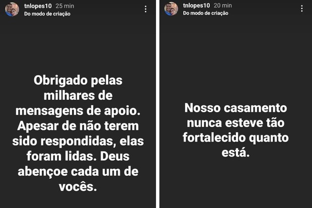 Thiago Lopes fala do casamento com Andressa Urach (Foto: Reprodução/Instagram)