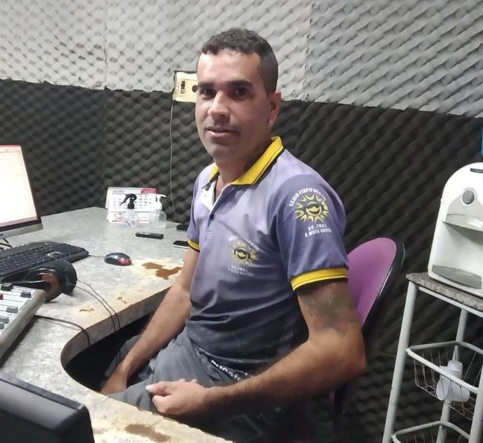 Radialista e DJ Francisjorge Domingues foi morto em Itapipoca, no Ceará. — Foto: Arquivo pessoal