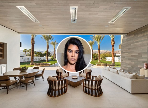 Casa Kourtney Kardashian em La Quinta, Califórnia (Foto: Reprodução / Richard Doan Construction e Instagram)