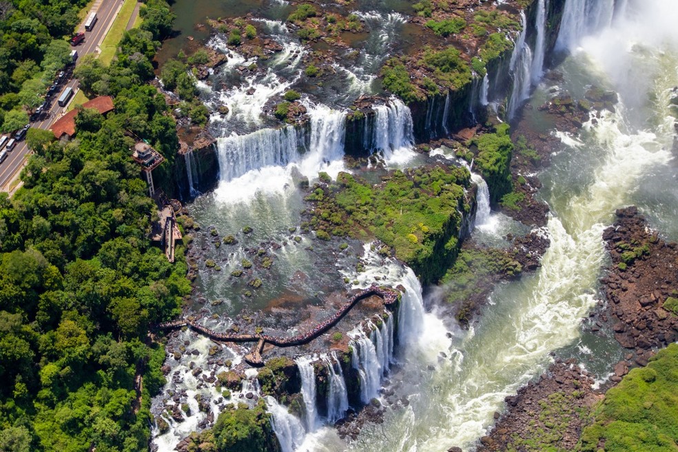 Parque Nacional do Iguaçu abriga as mundialmente conhecidas Cataratas do Iguaçu — Foto: Parque Nacional do Iguaçu 