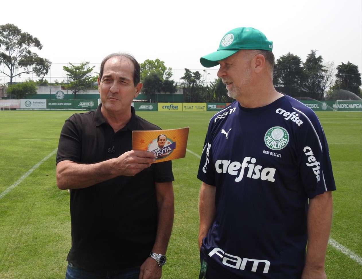 Muricy entrevista Mano Menezes e brinca sobre seu bordão 