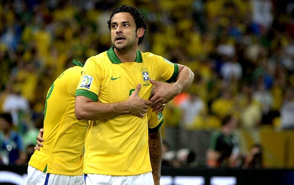 Fred na Copa das Confederações de 2013 — Foto: André Durão / Globoesporte.com