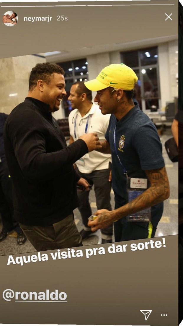 Ronaldo e Neymar (Foto: Reprodução Instagram)