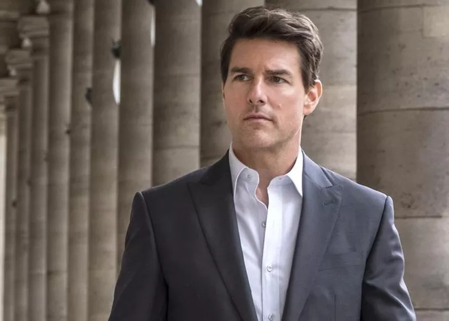 O ator Tom Cruise em cena da franquia Missão: Impossível