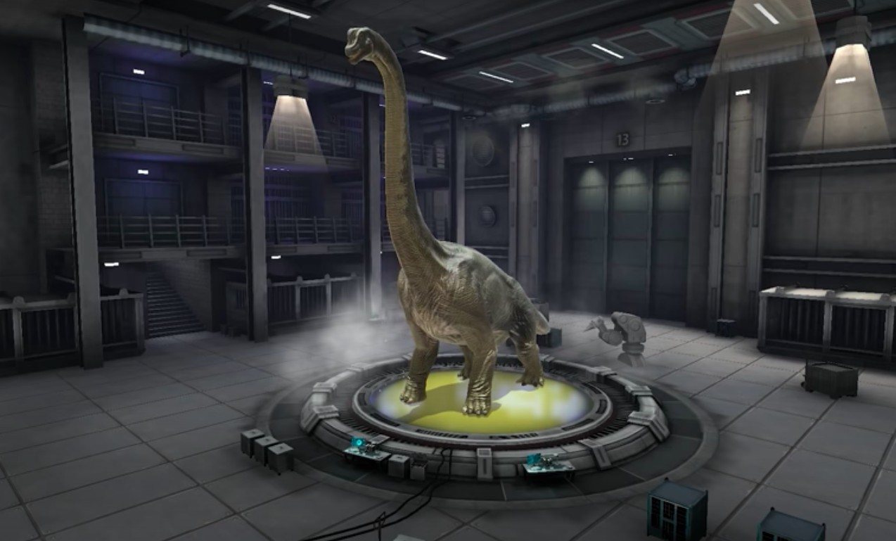 Dinossauros de Jurassic World aparecem em realidade aumentadas nas buscas do Google (Foto: Reprodução YouTube/Jurassic World Alive)