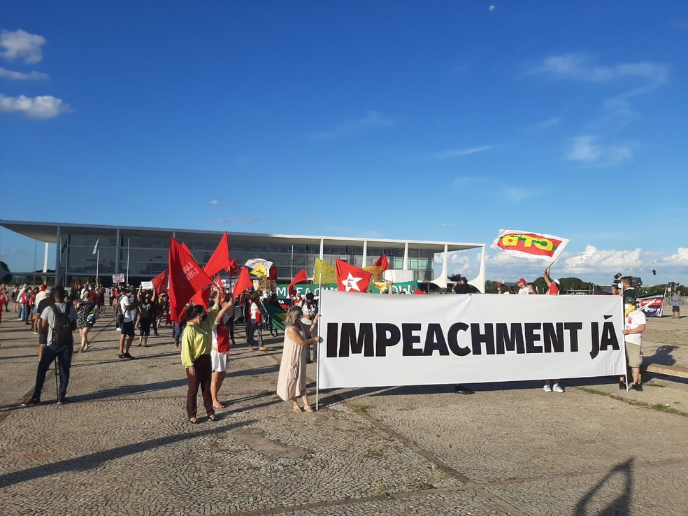 Manifestantes Fazem Ato Pela Vacina E Contra Bolsonaro Em Brasilia Distrito Federal G1