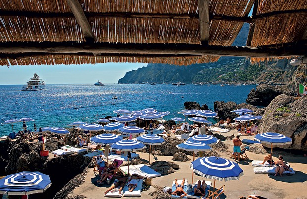 Beach Club la Fontelina (Capri, Itália) (Foto: Divulgação)