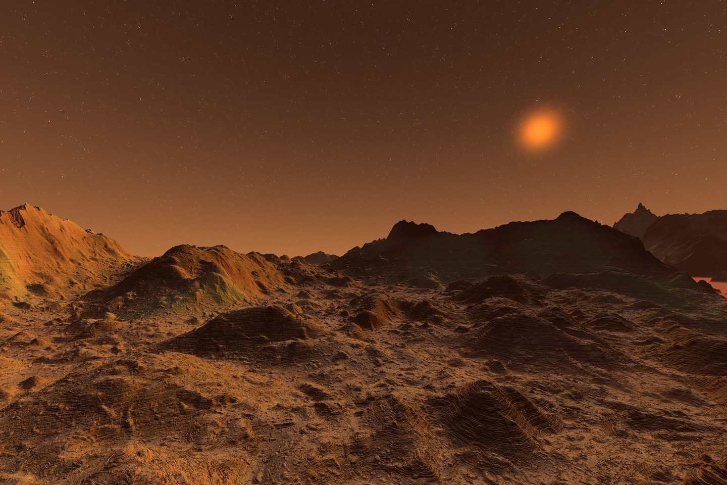 Cientistas descobrem que quitina pode ser o material perfeito para construir em Marte (Foto: Getty Images)