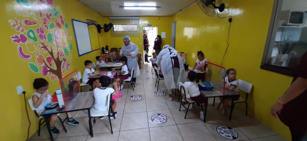Decreto permite o funcionamento de escolas de educação infantil em Manaus a partir desta segunda-feira (8) — Foto: Eliana Nascimento