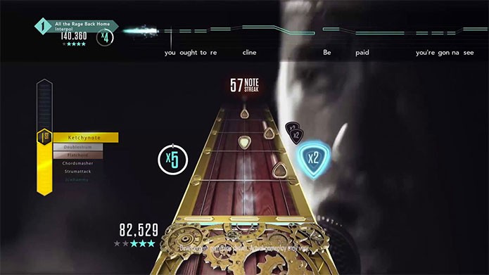 Em Guitar Hero é possível cantar com headsets (Foto: Divulgação/Activision)