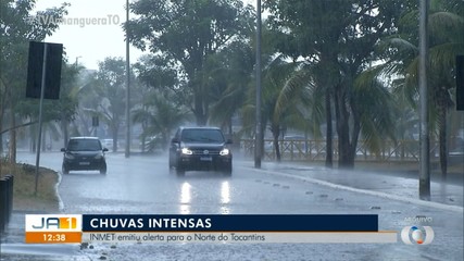 INMET emite alerta de chuvas intensas para o Norte do Tocantins