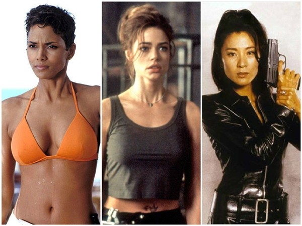Halle Berry, Denise Richards e Michelle Yeoh (Foto: Getty Images)