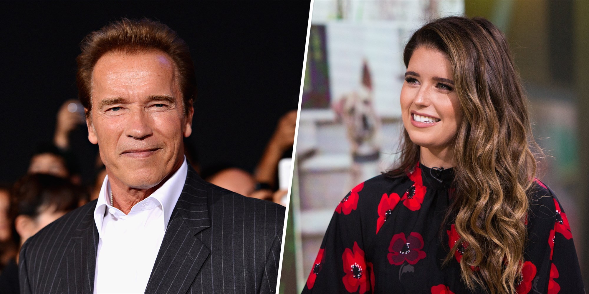 Arnold Schwarzenegger e a filha, Katherine (Foto: Reprodução/Today Parents)