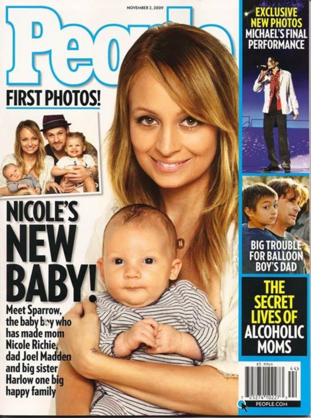 Capa da revista People com Nicole Richie e Harlow Winter Madden (Foto: Reprodução)