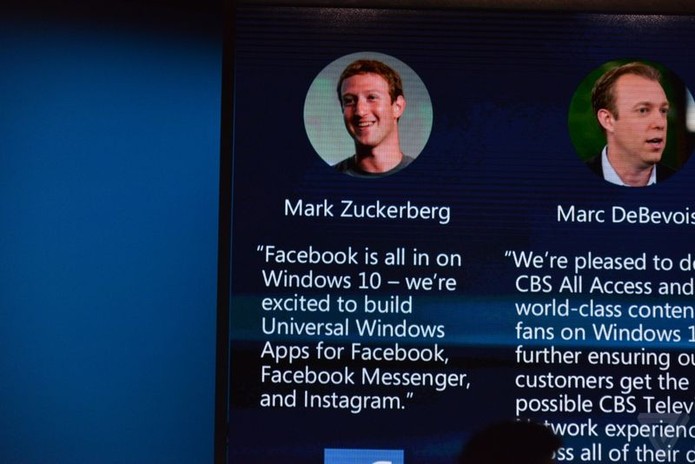 Microsoft anuncia chegada de aplicativos do Facebook ao Windows 10 (Foto: Reprodução/The Verge)
