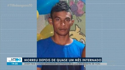 Após quase um mês, jovem que teve tronco de árvore atravessado no corpo morre