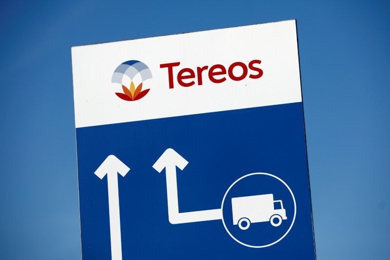 Placa com logo da Tereos  (Foto: REUTERS/Benoit Tessier)