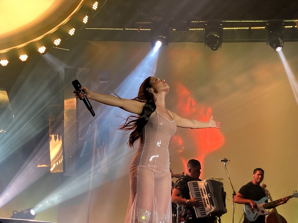 Juliette se apresentou em João Pessoa na Domus Hall — Foto: Luana Silva/g1 PB
