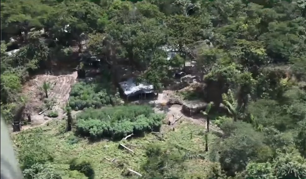 Fazenda onde deve ocorrer a reintegração de posse em Chupinguaia — Foto: Facebook/Reprodução
