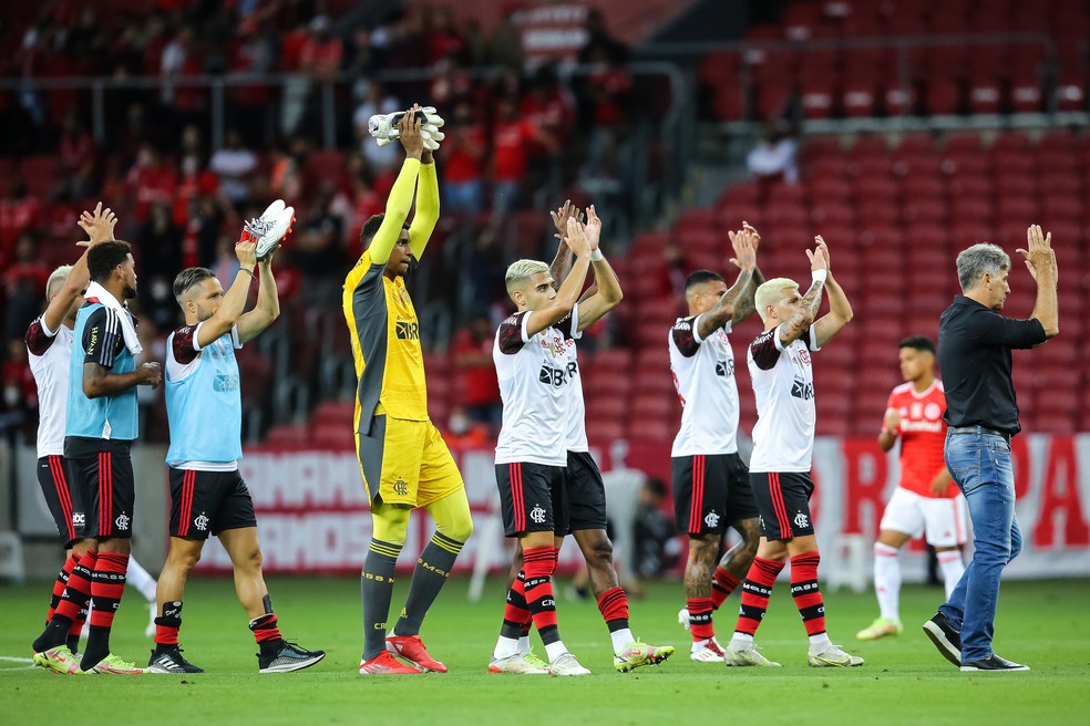 Jogadores do Flamengo se irritaram com falta de profundidade ttica dos treinos de Renato  Foto:  Pedro H. Tesch/AGIF
