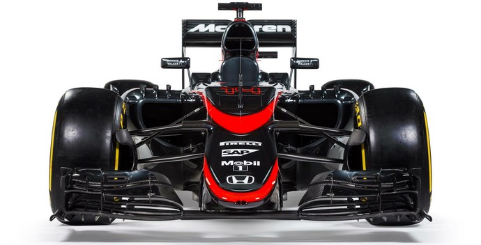 Nova pintura da McLaren MP4-30 (Foto: Divulgação) Nova pintura da McLaren MP4-30 (Foto: Divulgação)