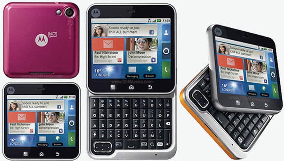 Motorola Flipout foi um smartphone lançado em 2010 (Foto: Divulgação)