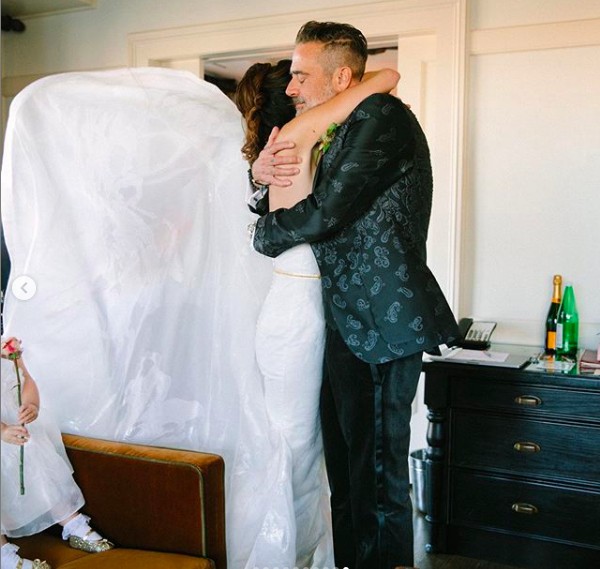 Um registo do casamento de Hilarie Burton e Jeffrey Dean Morgan (Foto: Instagram)