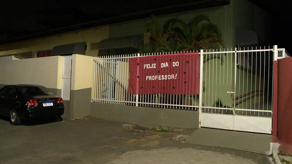 Creche onde criança foi esquecida dormindo em sala de aula em Cariacica, ES  — Foto: Reprodução/TV Gazeta